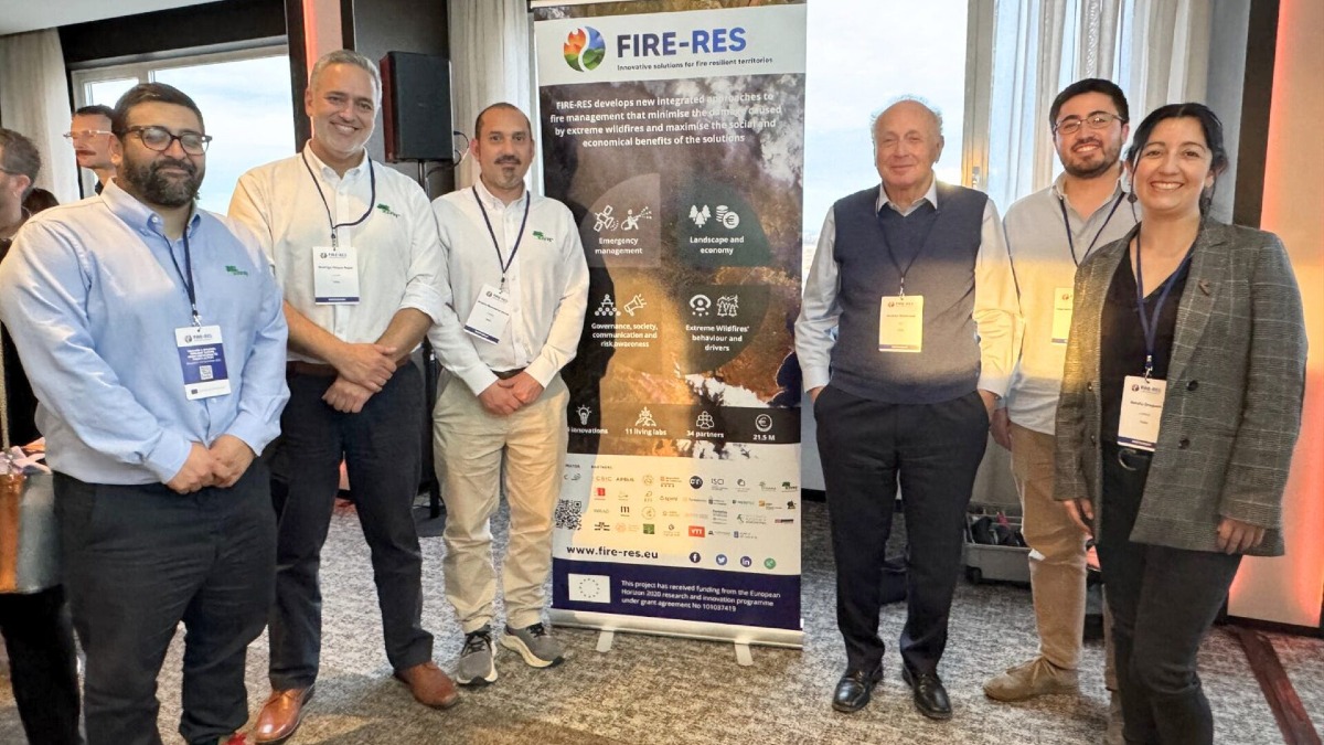 CONAF participa en la Conferencia Final del Proyecto FIRE-RES en Bruselas